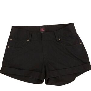 2B bebe Black  cuffed shorts